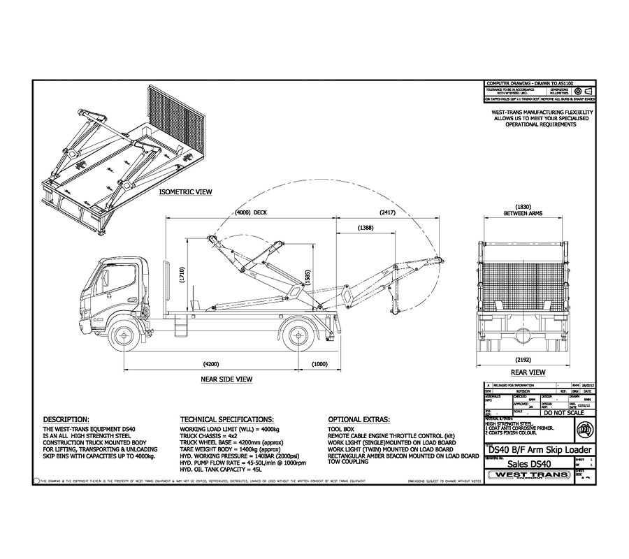Skip Loader Bi-Fold DS40 Sales Bi-Fold DS40