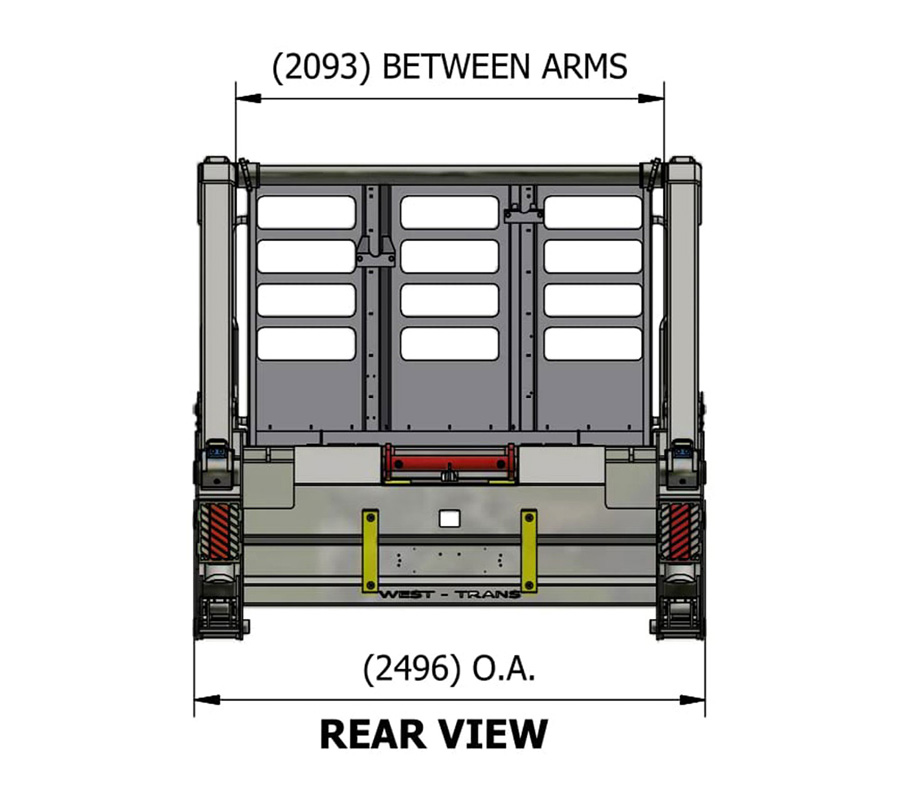 Skip Loader DS120s-P Rear View DS120s-P