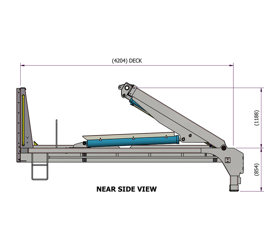 Skip Loader DS60 Near Side View DS60