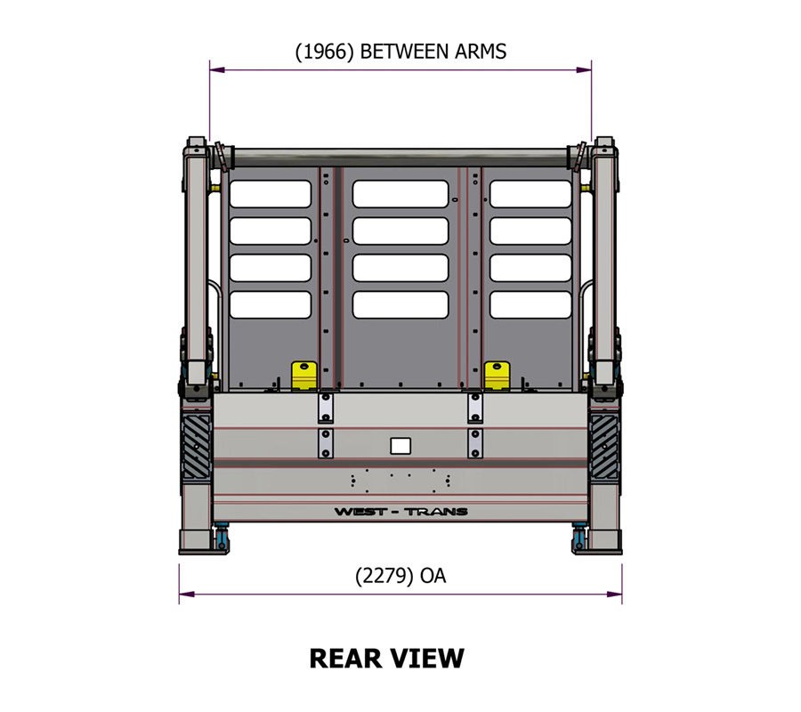 Skip Loader DS60 Rear View DS60