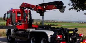 HMF 1920 RCS K5 truck mounted crane